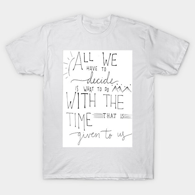 Time T-Shirt by nicolecella98